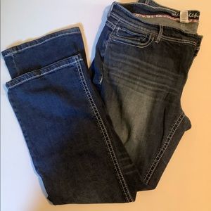 Maurices Dark Wash Straight Leg Plus Size 22 Jeans